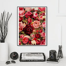Load image into Gallery viewer, Rose Flowers 30*40CM(Canvas) Full Round Drill Diamond Painting