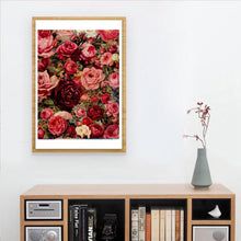 Load image into Gallery viewer, Rose Flowers 30*40CM(Canvas) Full Round Drill Diamond Painting