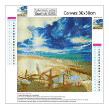 Load image into Gallery viewer, Beach 30*30CM(Canvas) Full Round Drill Diamond Painting