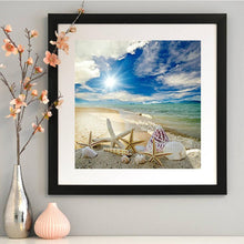 Load image into Gallery viewer, Beach 30*30CM(Canvas) Full Round Drill Diamond Painting