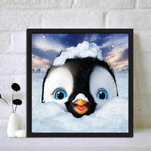 Load image into Gallery viewer, Snow Penguin 30*30CM(Canvas) Full Round Drill Diamond Painting