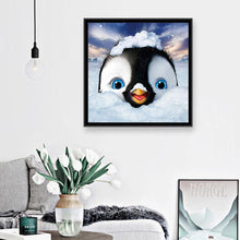 Load image into Gallery viewer, Snow Penguin 30*30CM(Canvas) Full Round Drill Diamond Painting