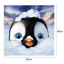 Load image into Gallery viewer, Snow Penguin 30*30CM(Canvas) Full Round Drill Diamond Painting