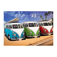 Load image into Gallery viewer, Bus 40*30CM(Canvas)-Full Round Drill Diamond Painting