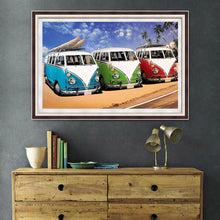Load image into Gallery viewer, Bus 40*30CM(Canvas)-Full Round Drill Diamond Painting