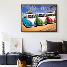 Load image into Gallery viewer, Bus 40*30CM(Canvas)-Full Round Drill Diamond Painting