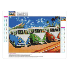 Load image into Gallery viewer, Bus 40*30CM(Canvas)-Full Round Drill Diamond Painting