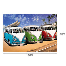 Load image into Gallery viewer, Bus 40*30CM(Canvas)-Full Round Drill Diamond Painting