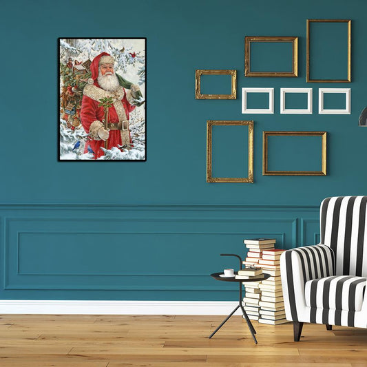 Christmas 30*40CM(Canvas)-Full Square Drill Diamond Painting