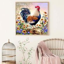 Load image into Gallery viewer, Standing Cock 30*30CM(Canvas)-Full Round Drill Diamond Painting
