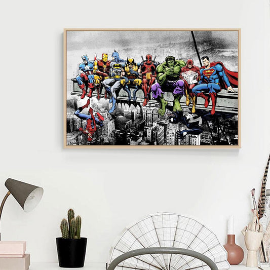 Heroic Alliance 40*30CM(Canvas)-Full Round Drill Diamond Painting