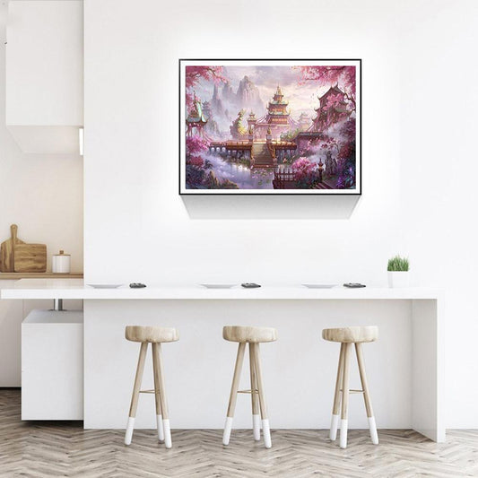 Palace 40*30CM(Canvas) Full Round Drill Diamond Painting
