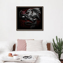 Load image into Gallery viewer, Dragon 30*35CM(Canvas)-Full Round Drill Diamond Painting