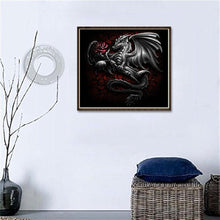 Load image into Gallery viewer, Dragon 30*35CM(Canvas)-Full Round Drill Diamond Painting