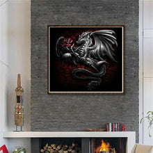 Load image into Gallery viewer, Dragon 30*35CM(Canvas)-Full Round Drill Diamond Painting