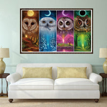 Load image into Gallery viewer, 4Pcs 4 Seasons Eagle 80*45CM(Canvas) Full Round Drill Diamond Painting