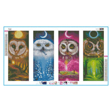 Load image into Gallery viewer, 4Pcs 4 Seasons Eagle 80*45CM(Canvas) Full Round Drill Diamond Painting