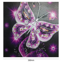 Load image into Gallery viewer, Butterfly 30x30cm(canvas) beautiful special shaped drill diamond painting