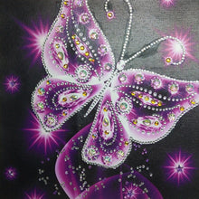 Load image into Gallery viewer, Butterfly 30x30cm(canvas) beautiful special shaped drill diamond painting