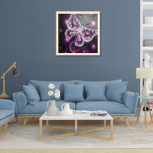 Load image into Gallery viewer, Butterfly 30x30cm(canvas) beautiful special shaped drill diamond painting