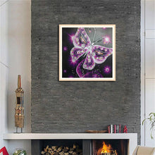 Load image into Gallery viewer, Butterfly 30x30cm(canvas) beautiful special shaped drill diamond painting