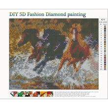 Load image into Gallery viewer, Horse 30*25CM(Canvas) Full Square Drill Diamond Painting