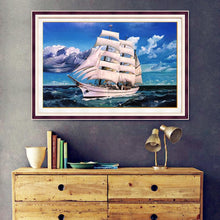 Load image into Gallery viewer, Ocean Ship 40*30CM(Canvas) Full Round Drill Diamond Painting