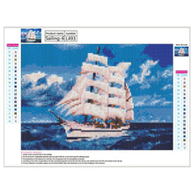 Load image into Gallery viewer, Ocean Ship 40*30CM(Canvas) Full Round Drill Diamond Painting