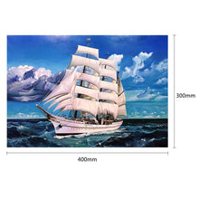 Load image into Gallery viewer, Ocean Ship 40*30CM(Canvas) Full Round Drill Diamond Painting
