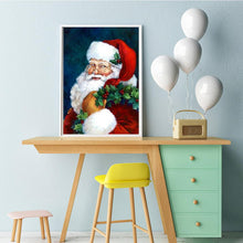 Load image into Gallery viewer, Santa Claus 40*30CM(Canvas) Full Round Drill Diamond Painting