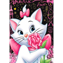 Load image into Gallery viewer, Cute Cat 40*30CM(Canvas)-Full Round Drill Diamond Painting