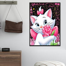 Load image into Gallery viewer, Cute Cat 40*30CM(Canvas)-Full Round Drill Diamond Painting