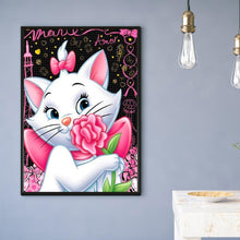 Load image into Gallery viewer, Cute Cat 40*30CM(Canvas)-Full Round Drill Diamond Painting