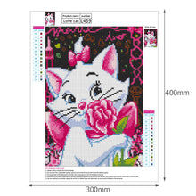 Load image into Gallery viewer, Cute Cat 40*30CM(Canvas)-Full Round Drill Diamond Painting