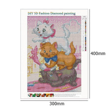 Load image into Gallery viewer, Cat 30*40CM(Canvas)-Full Round Drill Diamond Painting