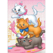 Load image into Gallery viewer, Cat 30*40CM(Canvas)-Full Round Drill Diamond Painting