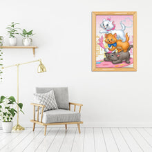 Load image into Gallery viewer, Cat 30*40CM(Canvas)-Full Round Drill Diamond Painting