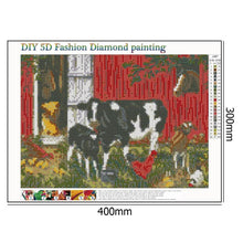 Load image into Gallery viewer, Cow 30*40CM(Canvas) Full Round Drill Diamond Painting
