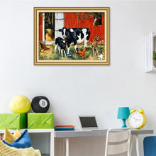 Load image into Gallery viewer, Cow 30*40CM(Canvas) Full Round Drill Diamond Painting
