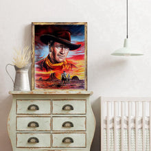Load image into Gallery viewer, Cowboy 30*40CM(Canvas)-Full Round Drill Diamond Painting