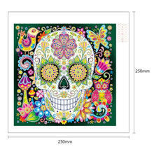 Load image into Gallery viewer, Novelty Skull 25*25CM(Canvas)-Partial Round Drill Diamond Painting