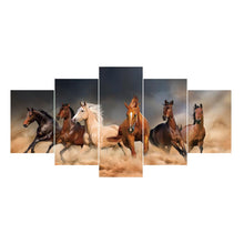 Load image into Gallery viewer, 5Pcs 6 Horse 95*45CM(Canvas) Full Round Drill Diamond Painting
