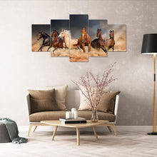 Load image into Gallery viewer, 5Pcs 6 Horse 95*45CM(Canvas) Full Round Drill Diamond Painting