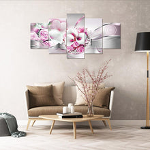 Load image into Gallery viewer, 5Pcs Flower 95*45CM(Canvas)-Full Round Drill Diamond Painting
