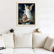 Load image into Gallery viewer, Angel Kids 30*40CM(Canvas) Full Round Drill Diamond Painting