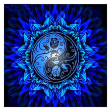 Load image into Gallery viewer, Blue Rose 30*30CM(Canvas) Full Round Drill Diamond Painting