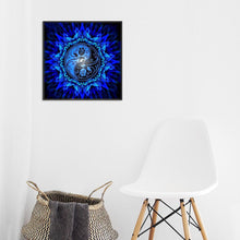 Load image into Gallery viewer, Blue Rose 30*30CM(Canvas) Full Round Drill Diamond Painting