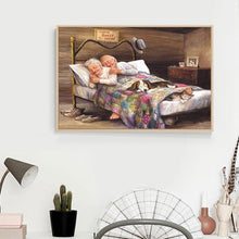 Load image into Gallery viewer, Happy Old Couple 40*30CM(Canvas) Full Round Drill Diamond Painting