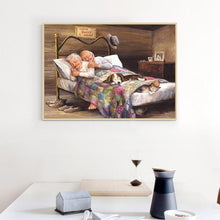Load image into Gallery viewer, Happy Old Couple 40*30CM(Canvas) Full Round Drill Diamond Painting
