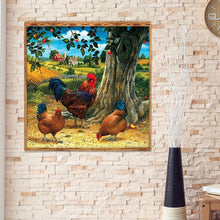 Load image into Gallery viewer, Village Fowl 30*30CM(Canvas) Full Round Drill Diamond Painting